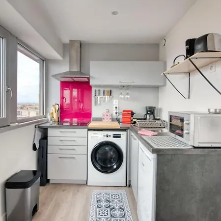 Bd Minimes Parking Free - Proche Gare - Vue Apartament Tuluza